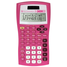 Texas Instruments TI-30X IIS wissenschaftlicher Taschenrechner mit zwei Zeilen, Pink