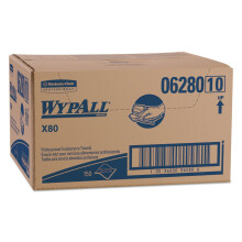 Kimberly-Clark WYPALL X80 Foodservice papieren handdoek 12-1/2x23-1/2 BE/W