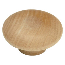 Hickory Hardware P186-UW 2-Inch Natural Woodcraft Knob Unfinished Wood