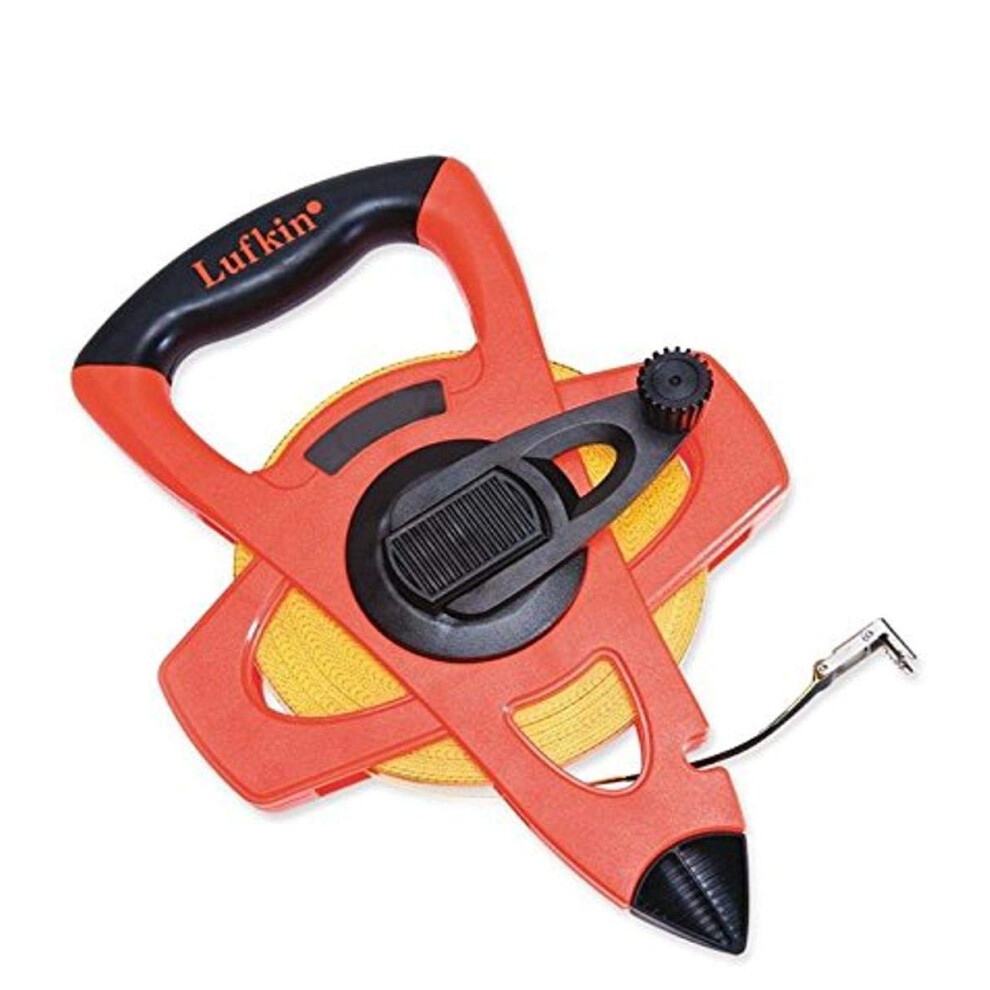 crescent Lufkin 12 x 300 Hi-Viz Orange Fiberglass Tape Measure - FE300