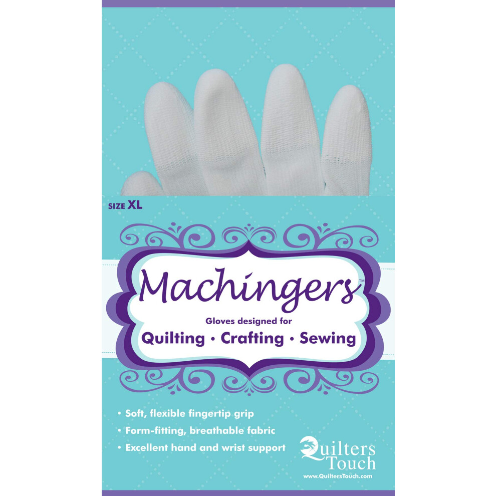 Machingers Quilting Support Gloves for Free-Motion Sewing  by Quilter