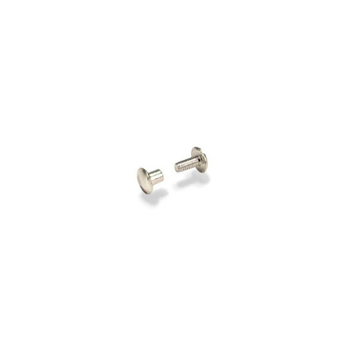 Tandy Leather Βίδες 1/4" (6 mm) Νικελωμένες Χάλυβας 10/πακέτο 1290-02