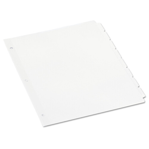 Universal Universal 20845 Spar-Tab-Trenner, 8 Tabs, Buchstaben, Wei, 24 Sets/Karton