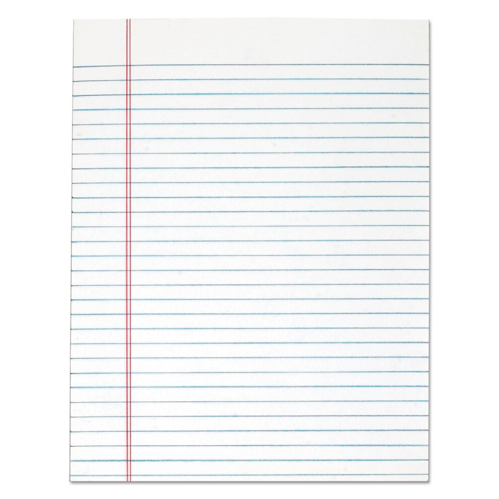 TOPS 7523 the Legal Pad Glue Top Pads  Legal/Wide  8 1/2 x 11  White  50 Sheets  Dozen-image-OPC-PFY59F5-NEW