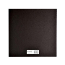 GRAFIX Schwarze mittelschwere Spanplattenplatten 6"" x 6"" 25/Pkg 6"" x 6 x 0,057""