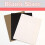 GRAFIX Μαύρες Μεσαίας Βάρος Φύλλα Chipboard 6"Χ6" 25/Συσκευασία 2