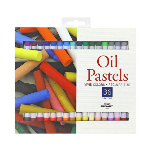 PRO ART lpastell-Set mit 36 ??Farben, sortiert
