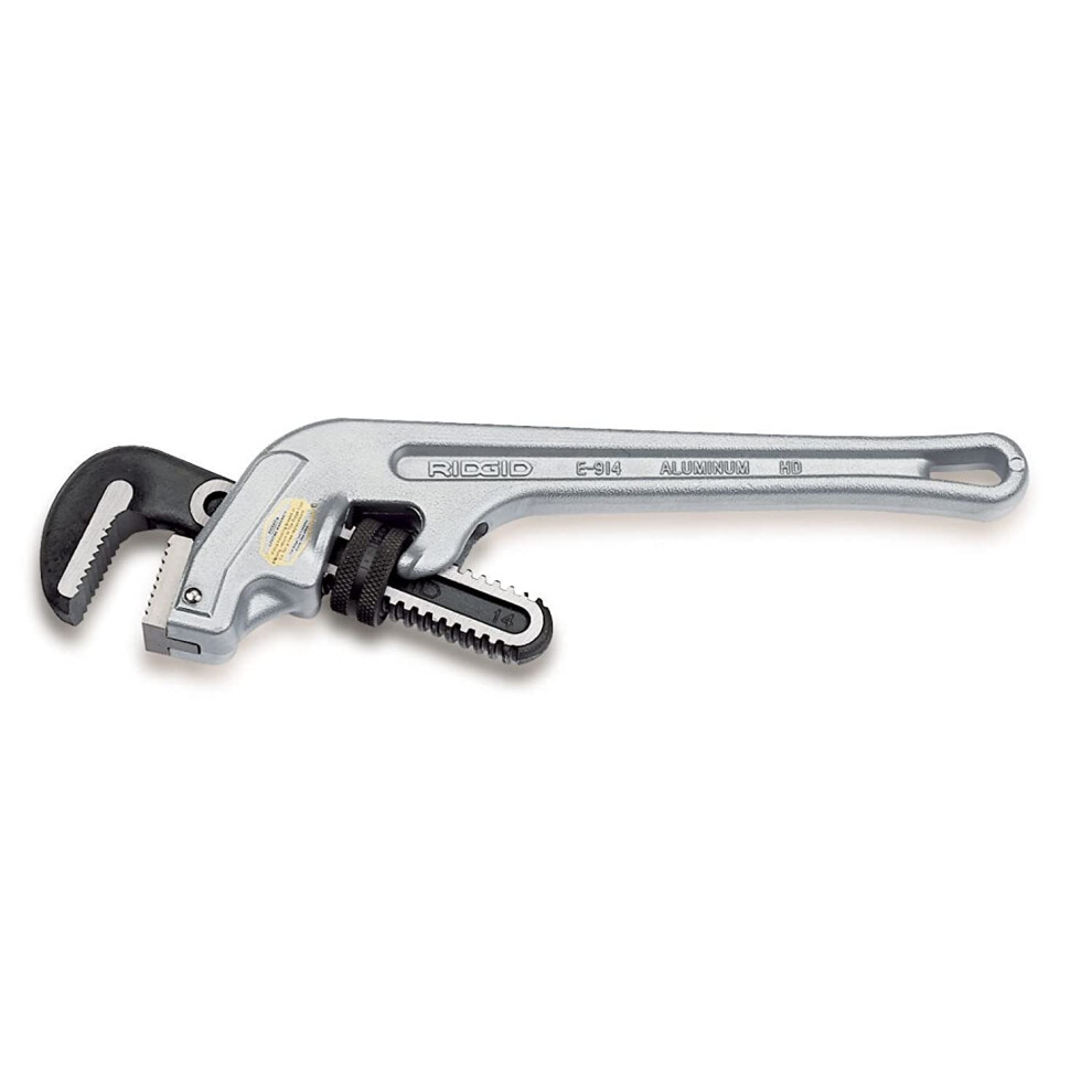 RIDGID 90107 E-910 Aluminum End Wrench 10-inch Plumbing Wrench Silver
