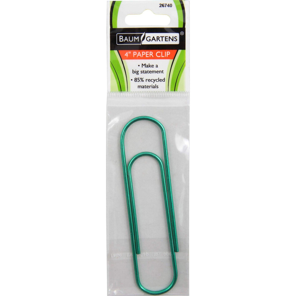 Big Paper Clip 4"" 1/Pkg - Assorted Colors-image-OPC-PFNJ9NR-NEW