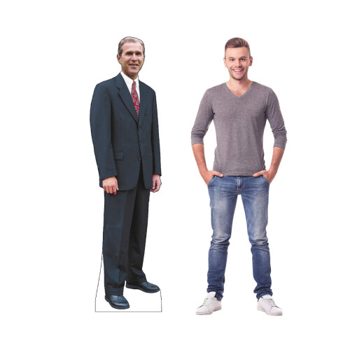 Καφέ Ανθρώπινη Κούκλα Πρόεδρου George W. Bush Σε Πραγματικό Μέγεθος 2