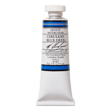 Tubo de Tinta Aquarela M. Graham 1/2-Ounce, Azul Ceruleano Profundo