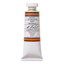 Tubo de Tinta Aquarela M. Graham 1/2-Ounce, Laranja AZO (33-017)