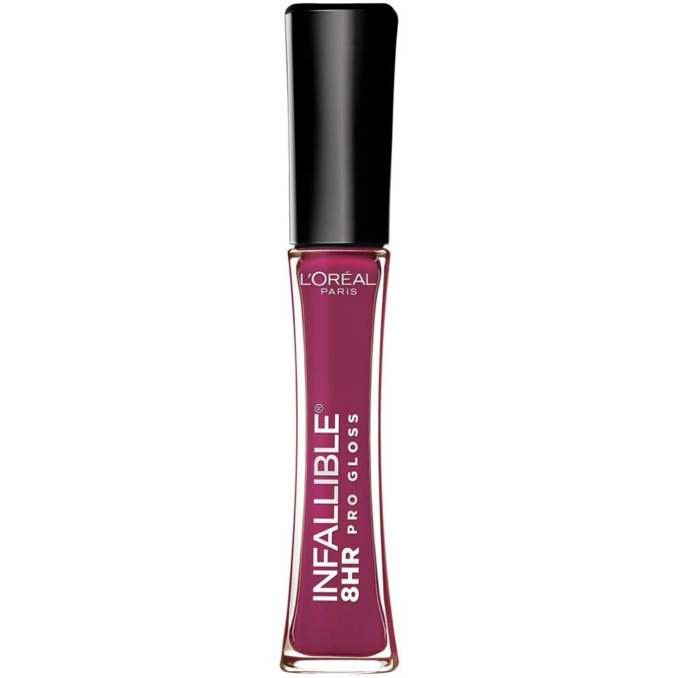 Continua Parigi Purple Loreal Paris Makeup Infallible 8 Hour Hydrating Lip Gloss Undeniable Mauve 0.21 Fl Oz