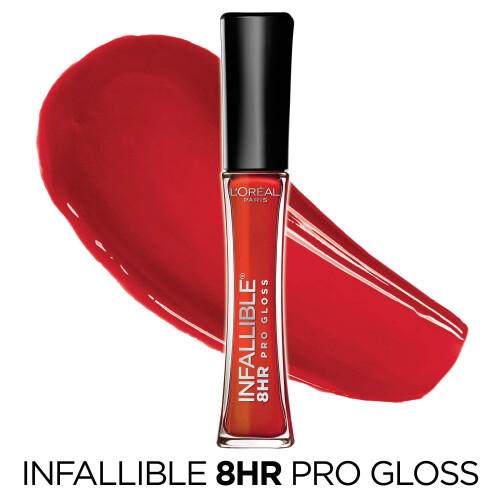 LOreal Paris Makeup Infallible 8ωρ Υγρό Χείλους, Fiery, 0.21 Fl Oz 1