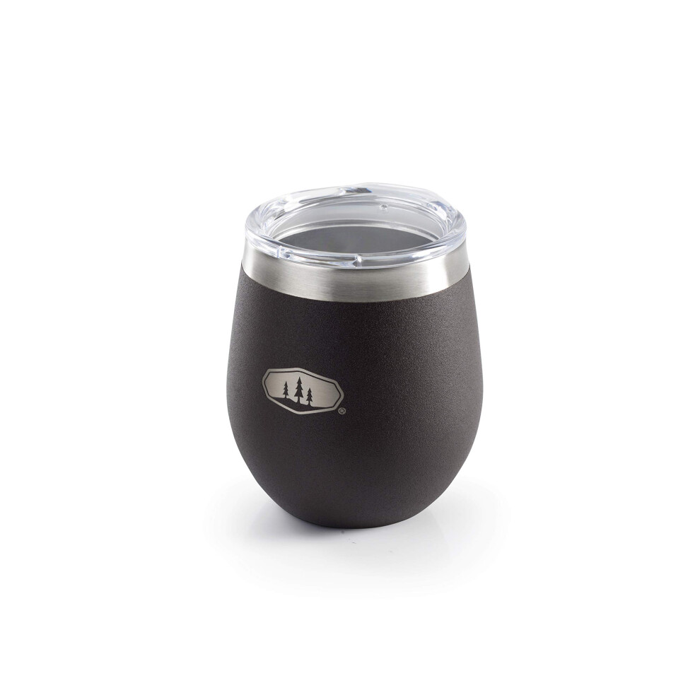 Tasse isotherme l   g   re en verre inoxydable Glacier de GSI Outdoors pour camping, bureau, barbecue - 8 oz - Espresso