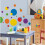 Samolepky na stenu RoomMates RMK1248SCS s bodkami, samolepiace 3