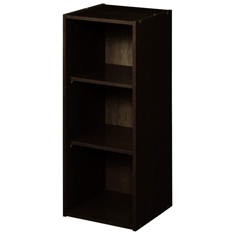 ClosetMaid 8985 Stackable 3-Shelf Organizer Espresso