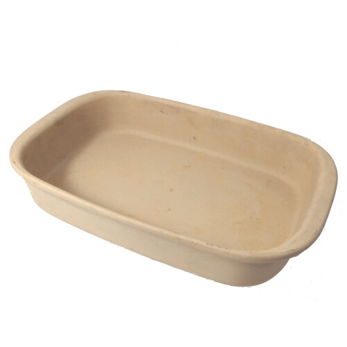 Recipiente rectangular de cer   mica de gres Heritage de Pampered Chef, modelo 1430