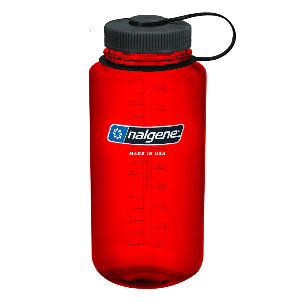 Nalgene Tritan Wide Mouth Bpa-Vrije Waterfles Rood 32 Oz-image