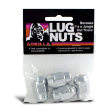Gorilla Automotive 91127B Eikelvormige wielmoeren (12 mm x 1,25 draadmaat)