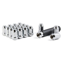 Gorilla Automotive 21133HT Kleine Diameter Eikel Chroom 5 Lug Kit 12mm x 150 Draadmaat Verpakking van 20