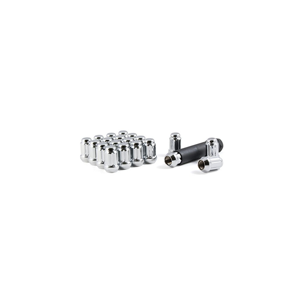 Gorilla Automotive 21133HT Small Diameter Acorn Chrome 5 Lug Kit 12mm x 150 Thread Size Pack Of 20
