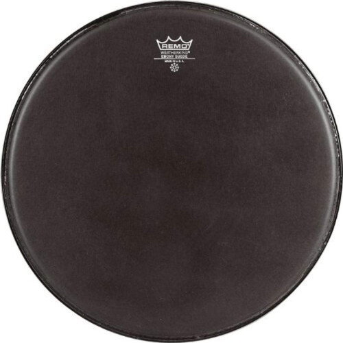 Remo ES0812MP Black Suede Imperador Crimplock Marching Tenor Drum Head de 12 polegadas