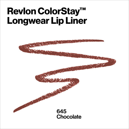 Revlon REVLON Μολύβι Χειλιών Colorstay με Ενσωματωμένο Ξύστρα, 645 Σοκολάτα, 0.01 oz 1
