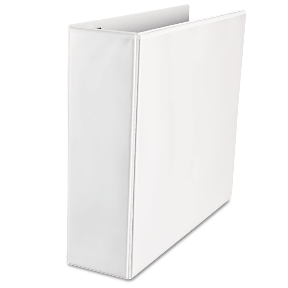 Universal UNV30752 3 in. Capacity 11 in. x 8.5 in. 3 Rings Deluxe Easy-to-Open D-Ring View Binder - White