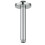 Grohe Grohe 27217000 Ράβδος Ντους Οροφής 6 In. Starlight Chrome, .5 1