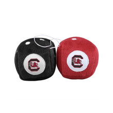 NCAA South Carolina Fighting Gamecocks Voetbalteam Fuzzy Dice Rood