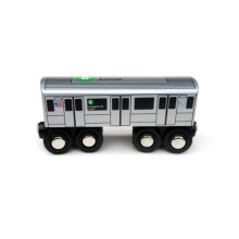 MUNIPALS NYC Subway 6 Car Toin Train Wooden Railway Compatible