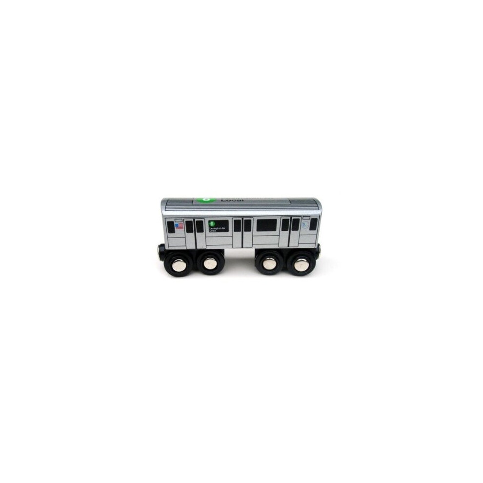 Muni Pals Munipals Nyc Subway 6-Car Wooden Toy Train – Officially Licensed By Mta, Compatible With Thomas & Brio – Product Code 9499309