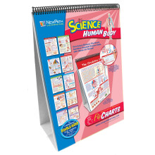 NewPath Learning 10 Piece Human Body Science Curriculum Mastery Flip Chart Set Grade 6-10