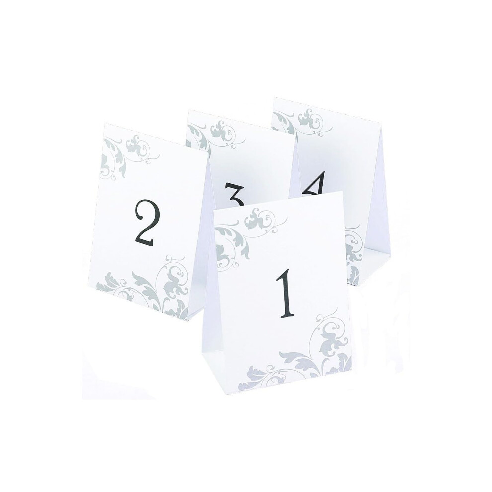 Hortense B. Hewitt HBH Table Number Tents -inch 1-40-inch (51642ST)-image-OPC-PFN9FWW-NEW