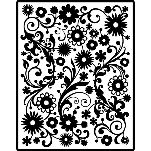Spellbinders Impressabilities Vorlage zum Prägen/Debossen von Blumen