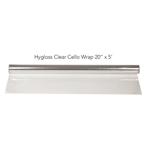 Hygloss Ρολό Cello-Wrap 20 x 1,5 m - Διαφανές Χαρτί Τέχνης 2