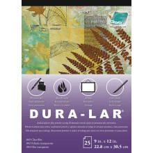 Grafix Dura-Lar Clear 9 x 12 Pad van 25 - Ultra 003 Film Acetaat Al