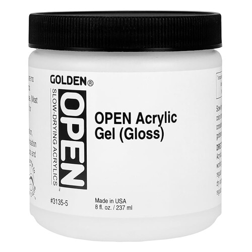 OPEN Ακρυλικά Χρώματα από GOLDEN, Ακρυλικό Gel (Γυαλιστερό), 8 fl oz. βαζάκι