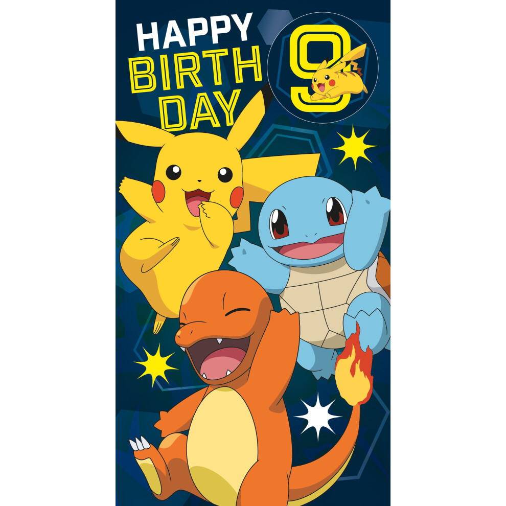 Pokémon Pokemon Age Sticker Birthday Card