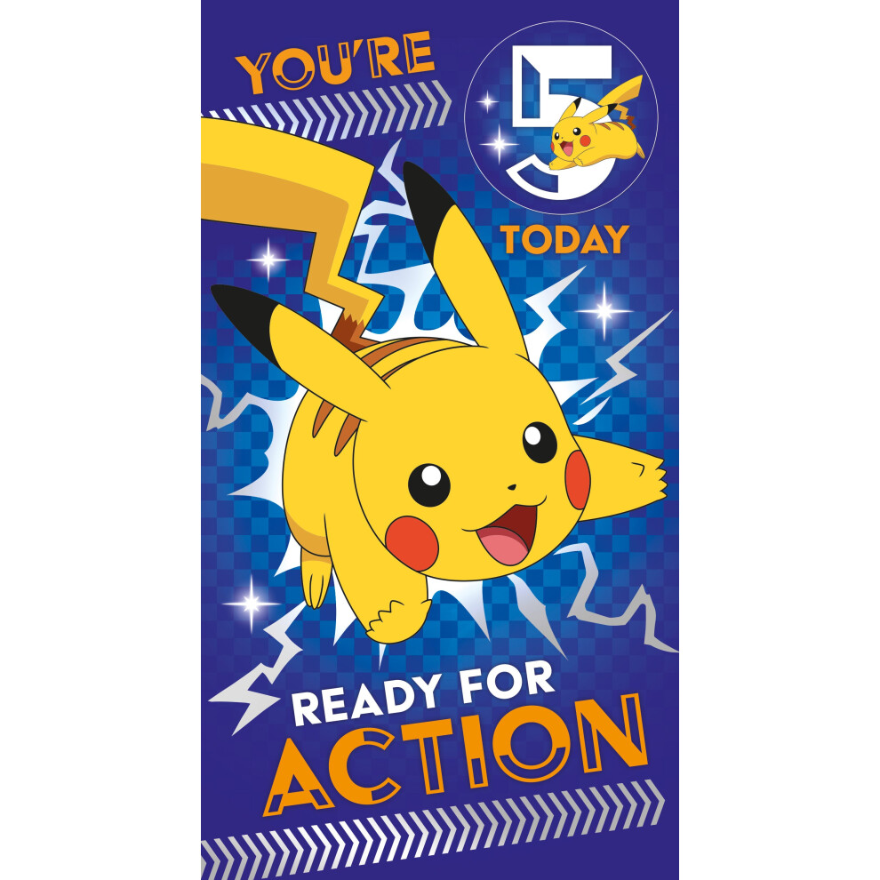 Pokémon Pokemon Age Sticker Birthday Card