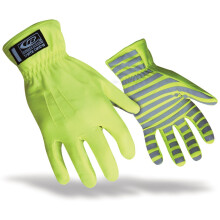 Luvas Reflexivas Ringers TrafficR-307 para Controle de Tráfego, Alta Visibilidade, Verde, Grande