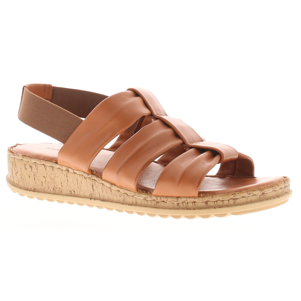 (Tan, 6 (Adults')) Hush Puppies Eden Women's Sandals UK Size