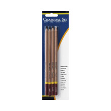 Pro Art Charcoal Pencil Set 4 Count (Pack of 1)