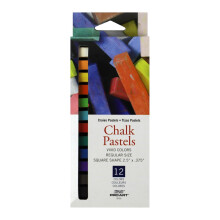 Pro Art Chalk Pastel Set 12 stuks (verpakking van 1) levendige kleuren