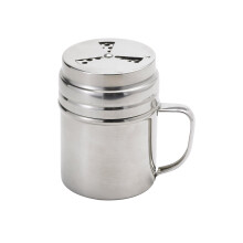 HIC Bucatarie reglabila Shaker Dry Rub cu gauri pentru Grind Medii ?i grosiere Se condimenteaza o?el inoxidabil Capacitate cu 1 cana