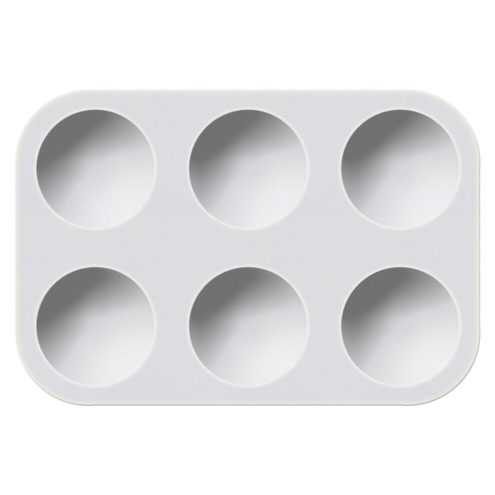 Palette en plastique blanche     6 puits