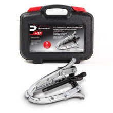 Alltrade 648648 Kit 17 Combinatie omkeerbare kaak tandwieltrekker gereedschapset Zilver 6 inch.