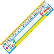 Trend PreK-1 Zaner-Bloser Desk Toppers Reference Name Plates 3-3/4 """" X 18 """" Pakke p? 36