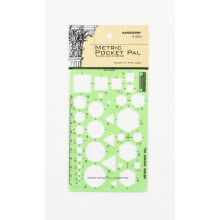 Rapidesign Metric Pocket Pal-sjabloon 1 elk R2050